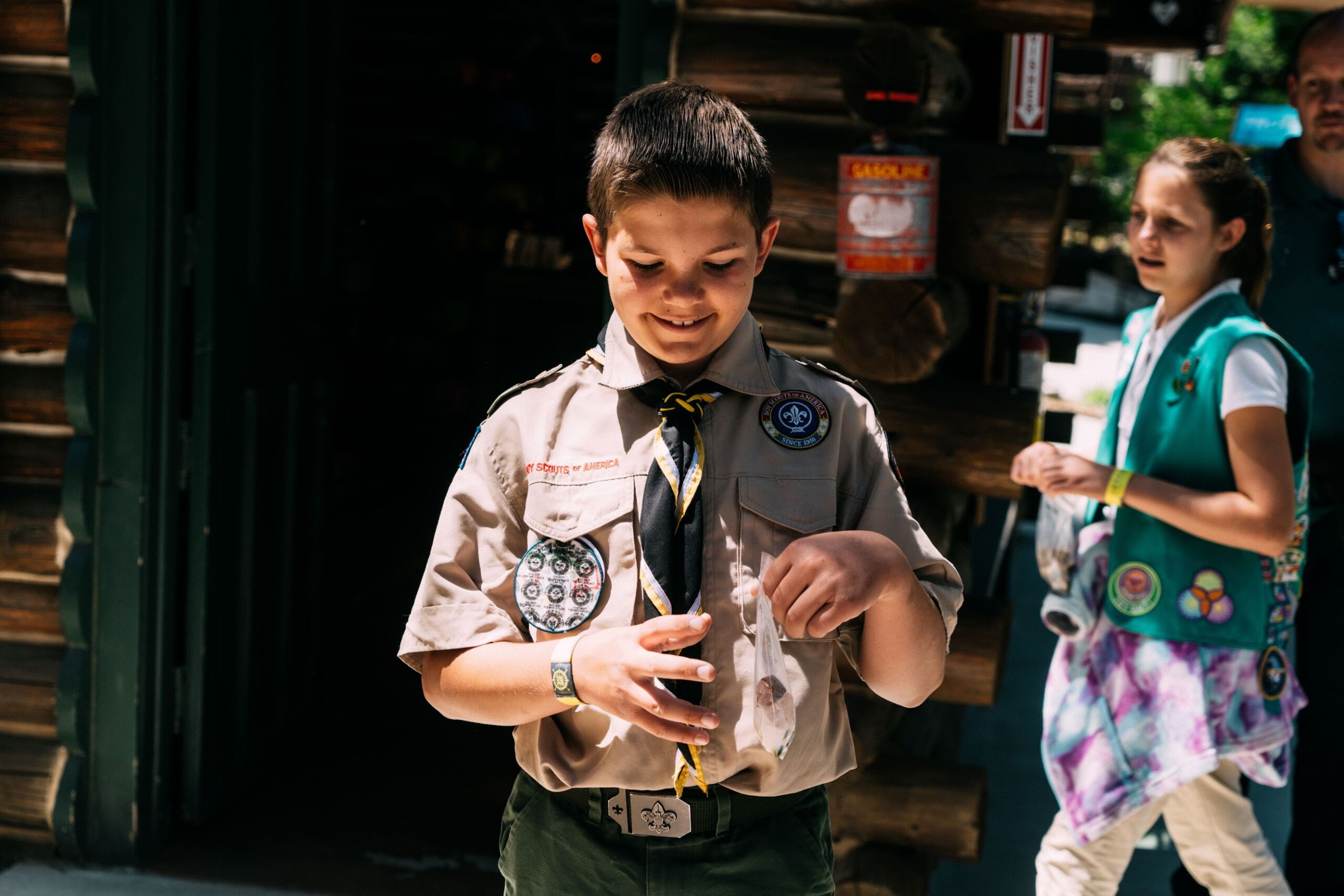 Scouts at Santa's Mining Company